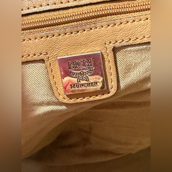 MCM Visetos Cognac Bag - Picture 5 of 11